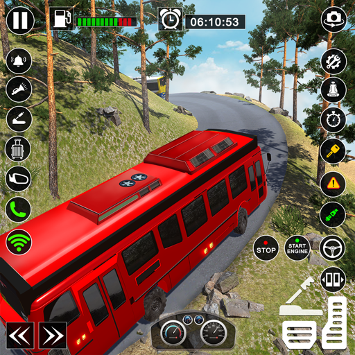 Offroad-Bus 3D-Fahrspiel