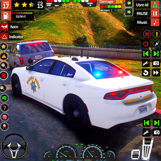 US Police Chase Car Games 3D