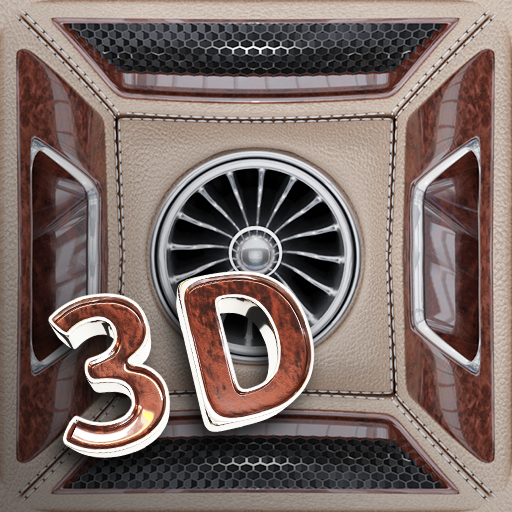 3D Wallpaper Clock Widget HD