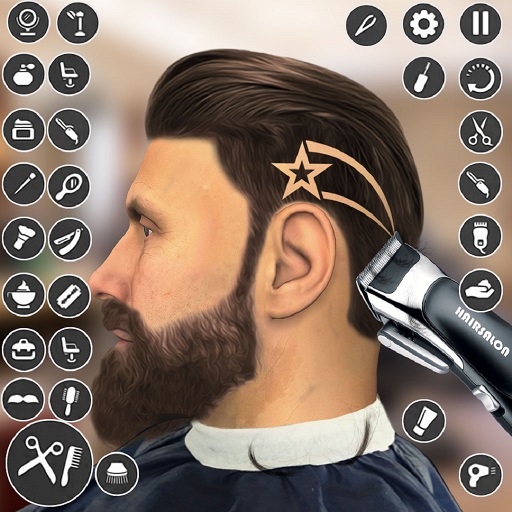 Barbearia salao de cabelo Jogo