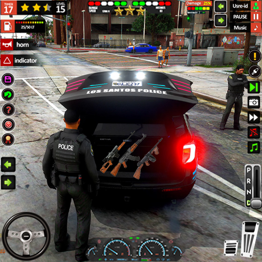 Prado Police Car: Parking Game