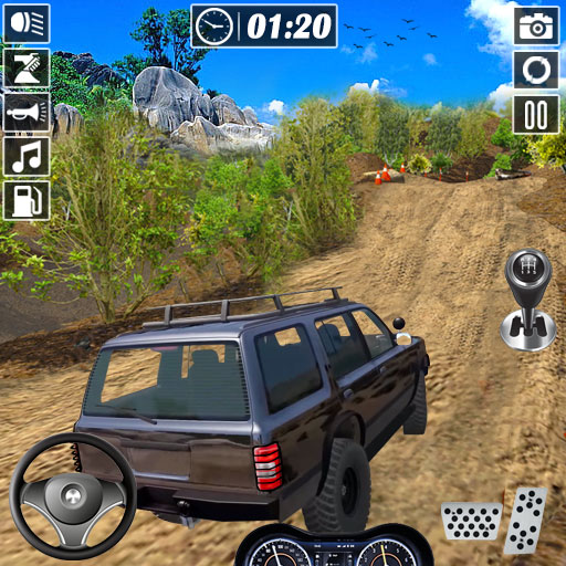 poza drogą jeep symulator 4x4