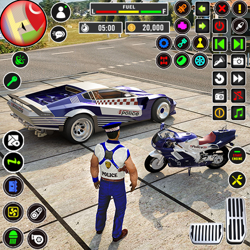 Game Mengemudi Mobil Polisi 3D