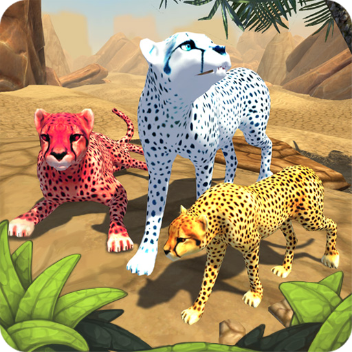 Gepard Familie Sim