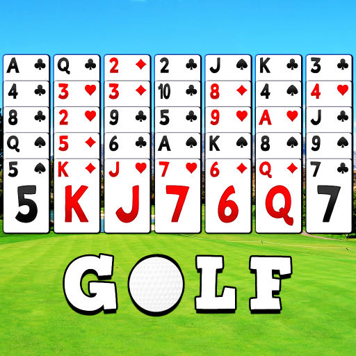 Golf Solitär Kartenspiel