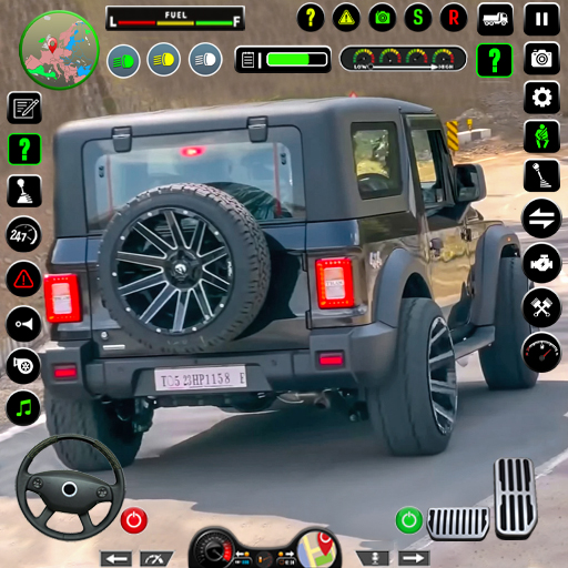 Prado Jeep Autofahrsimulation