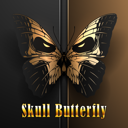 Skull Butterfly الموضوع ＋HOME