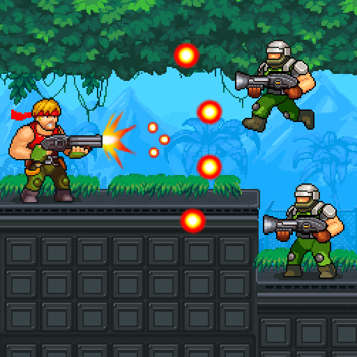 Gun Force Side-scrolling Game