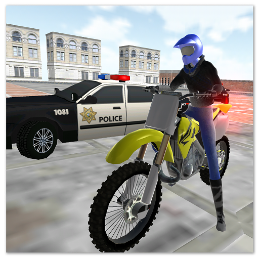 เกม Motocross Racing Cop