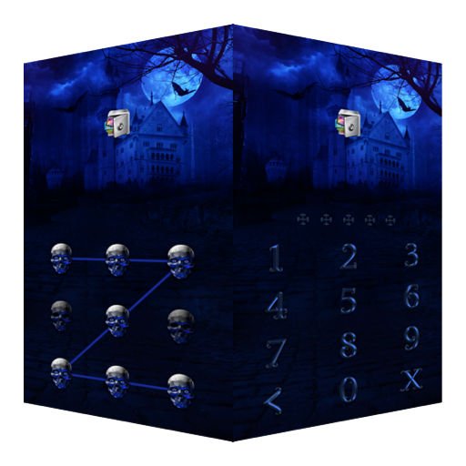 AppLock Live Theme Dark Castle