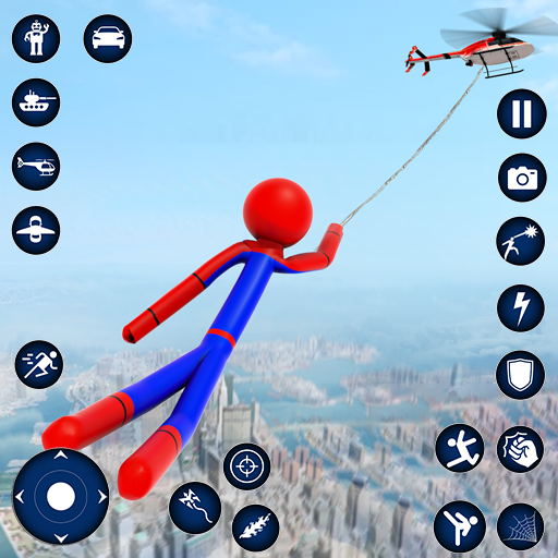 Spider Hero Man Game-Rope Hero