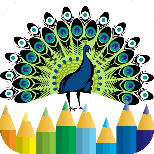 peacock coloring book