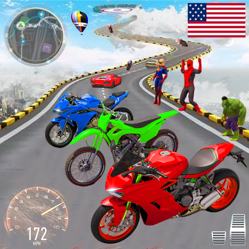 GT Moto Stunts 3D: Jogos de