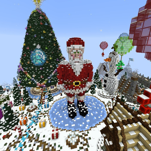 のクリスマスマップ MCPE