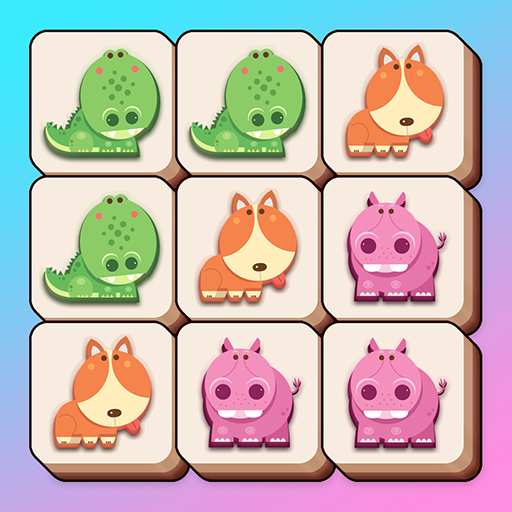 Tile Match Animal: 楽しいパズルゲーム