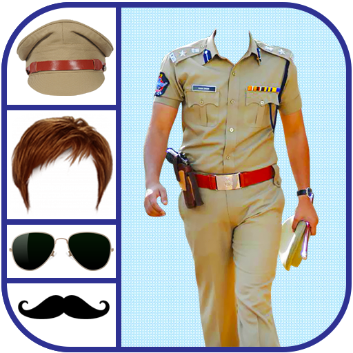 Men Police Suit - Photo Editor