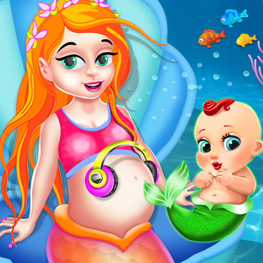 Mermaid Mom & Baby Care Game