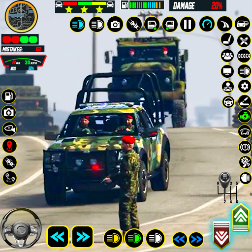 3D Game Pengemudi Truk Tentara