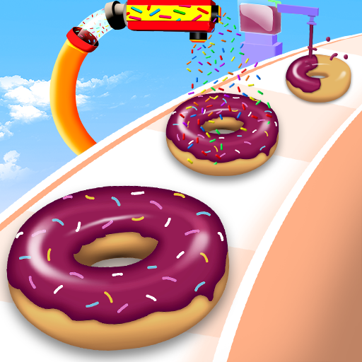 juego de pastel de donas 3D