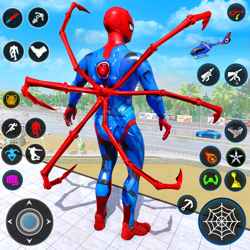 Cyber Rope Hero in Spider Game