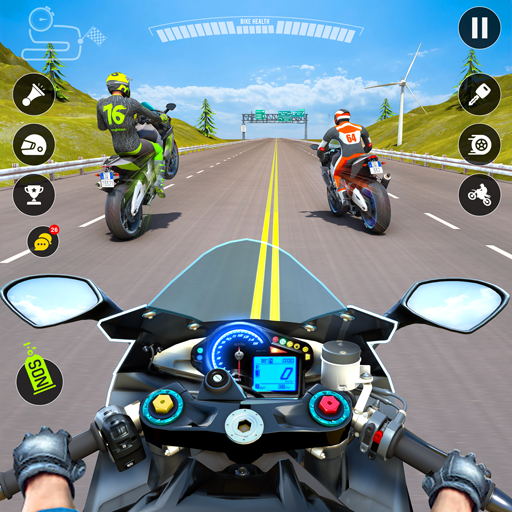 Motos  Bicicleta Raza Juego 3D