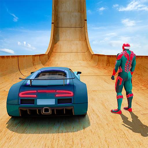 Superhero Mega Ramp: Racing