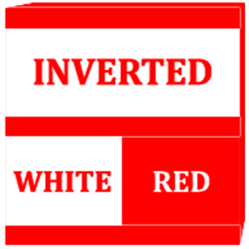 Inverted White Red Icon Pack