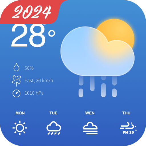 Live weer: weersvoorspelling